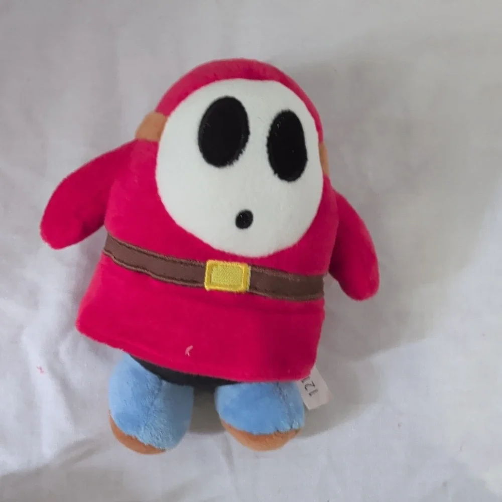 Super Mario Plush Lot of 6: Mario Luigi Yoshi Toad Goomba Shy Guy, Small